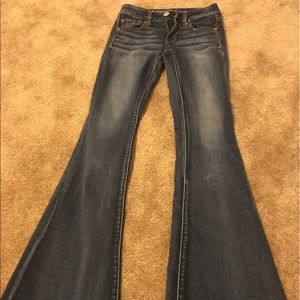 American Eagle flare size 00 jeans